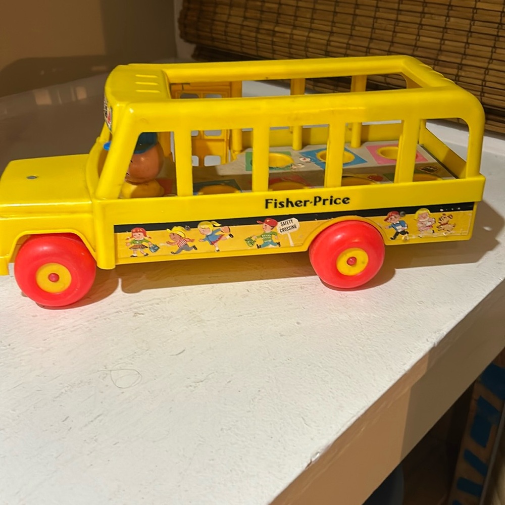 Fisher Price Vintage School Bus